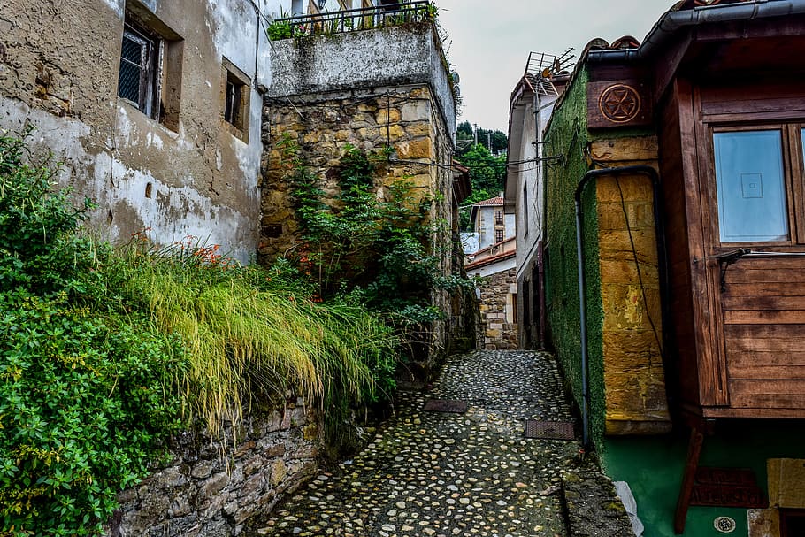 rural, ballasts, asturias, built structure, building exterior HD wallpaper