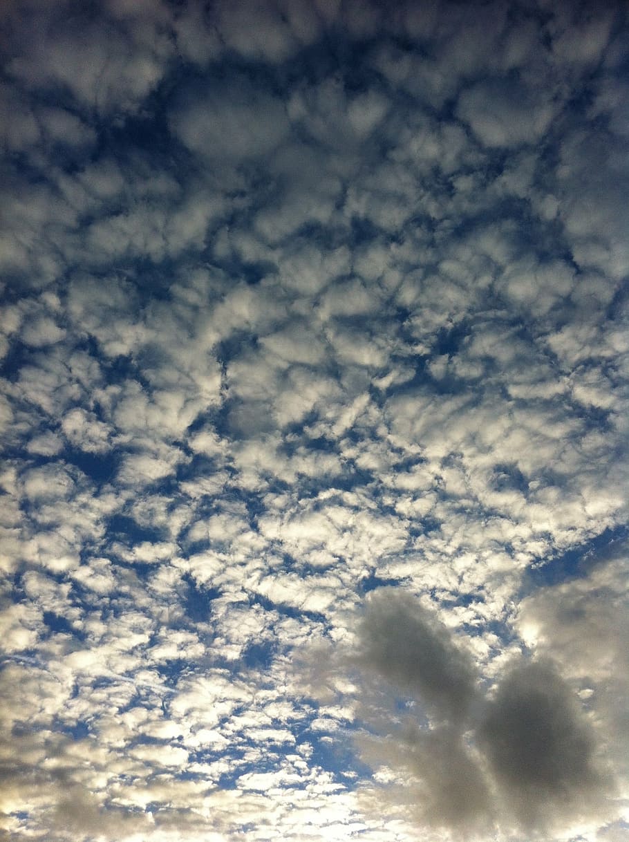 clouds, blue sky, heaven, cloud - sky, low angle view, beauty in nature HD wallpaper