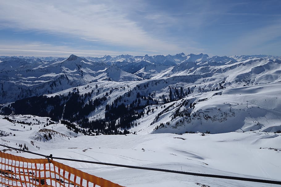 skiing, damüls, austria, snow, cold temperature, winter, scenics - nature HD wallpaper
