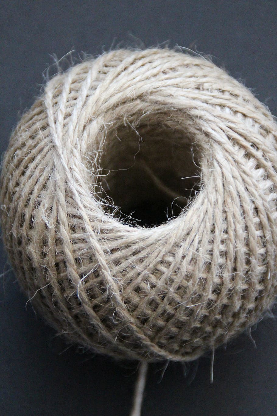 ball, jute, rope, string, macro, close-up, still life, indoors HD wallpaper