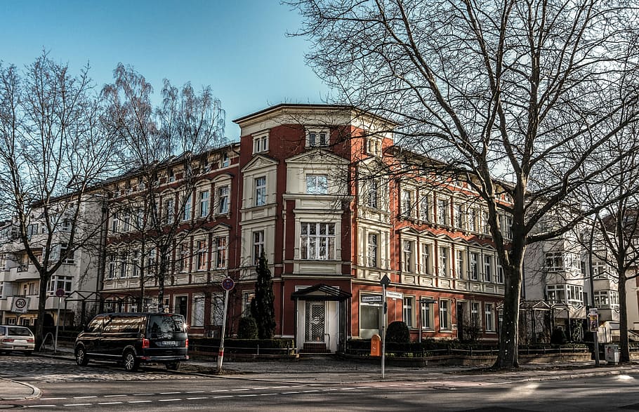 architecture, road, city, old, home, building, facade, window HD wallpaper