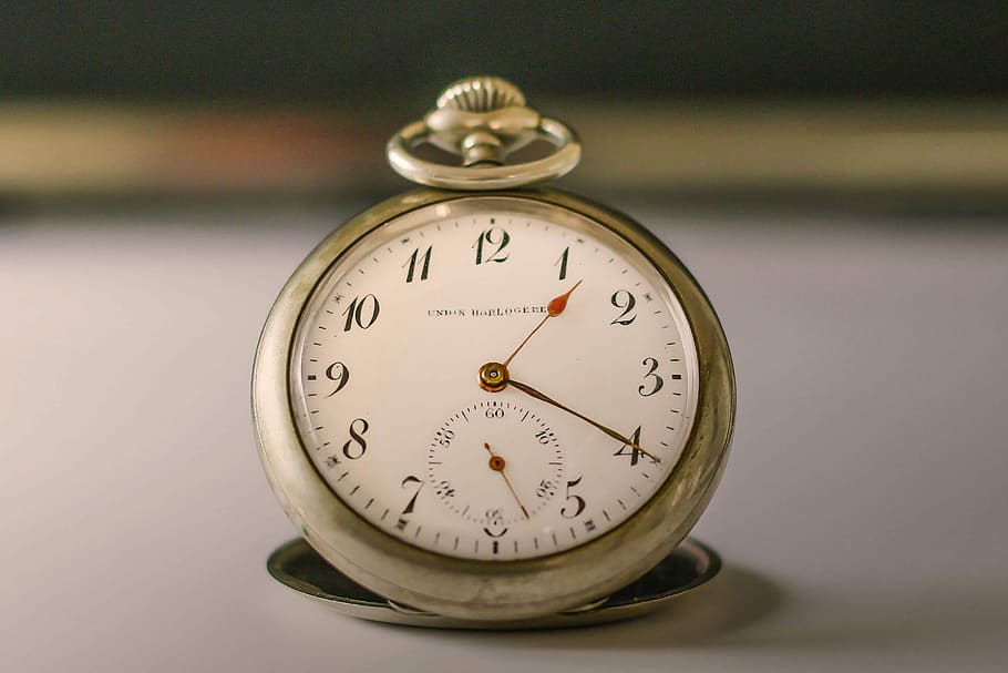 clock, pocket watch, antique, time, number, indoors, no people HD wallpaper