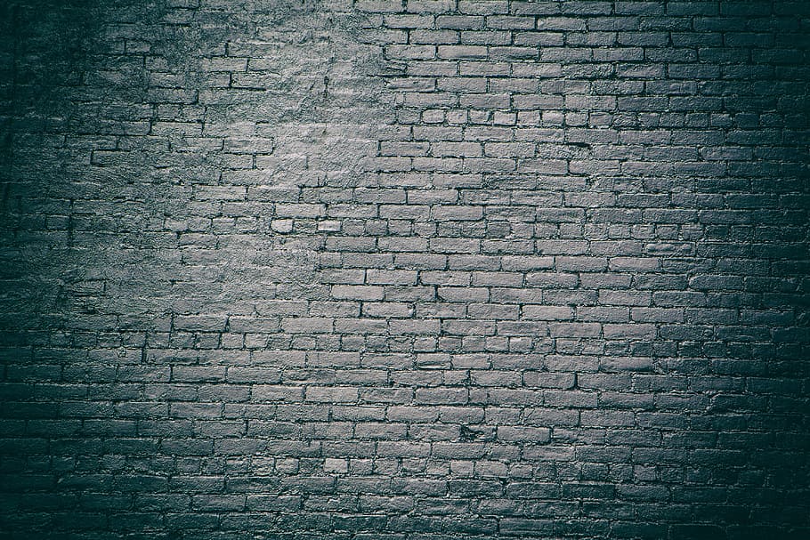 Wide-angle shot of a brick wall, image captured in New York City, HD wallpaper