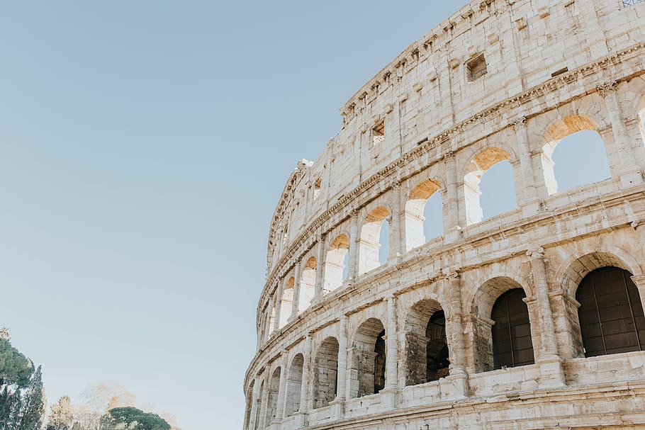 The Colosseum Rome Italy during daytime, Colosseum, Rome, building HD wallpaper