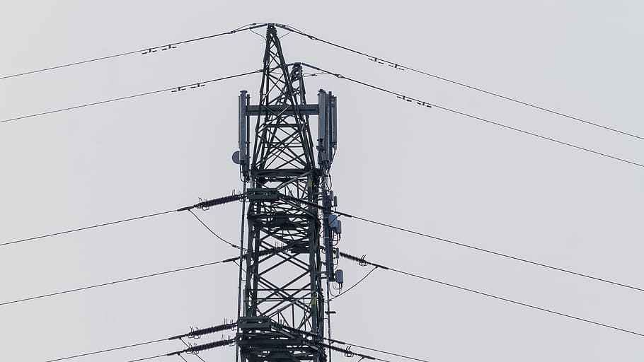 current, mast, energy, line, power line, high voltage, electricity HD wallpaper