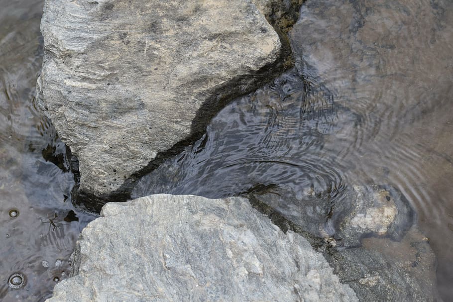 river, rock, erosion, current, stone, nature, natural, water HD wallpaper