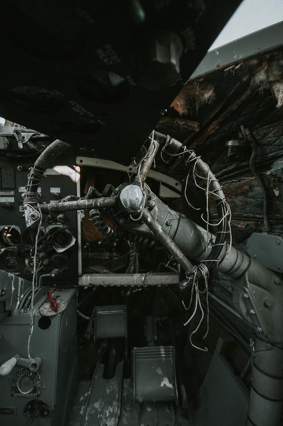 Today im driving the plane, vehicle steering wheel, engine, aircraft HD wallpaper