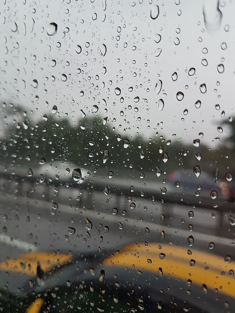 HD wallpaper: raining, road, car, wet, water, weather, street, travel,  speed | Wallpaper Flare