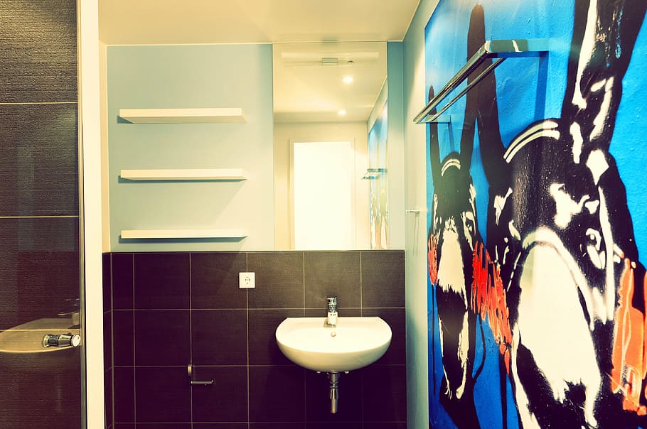 bad, berlin, hotel, alexanderplatz, capital, bathroom, home HD wallpaper
