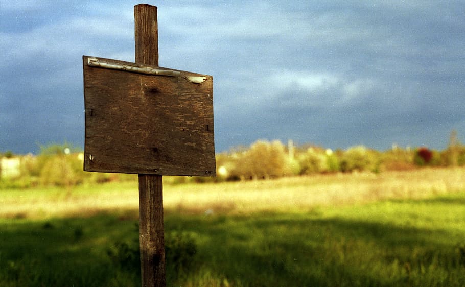 empty signage stamp on field, sale, plot, ground, for sale sign HD wallpaper