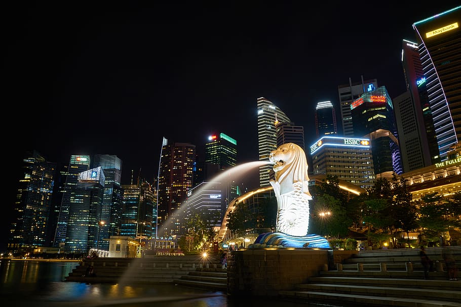 Singapore, City, Skyscraper, Travel, architecture, asian, beautiful