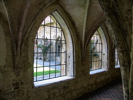 Monastery, Kloster Michael Stein, cistercian monastery, blankenburg HD wallpaper