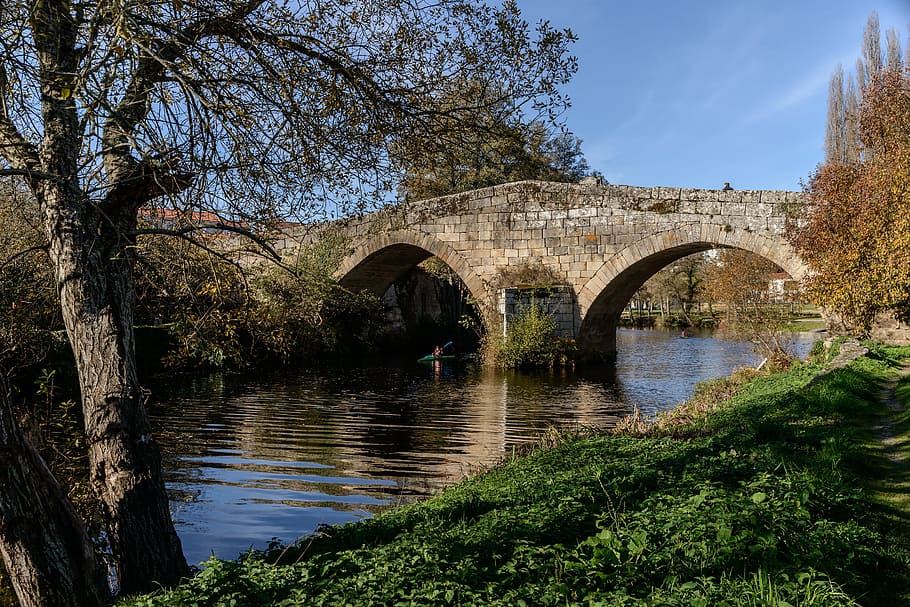Stone, Bridge, Bridge, River, Allariz, bridge - man made structure HD wallpaper