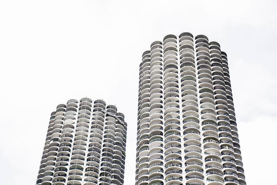 architecture, buildings, infrastructure, skyscraper, twin, built structure HD wallpaper