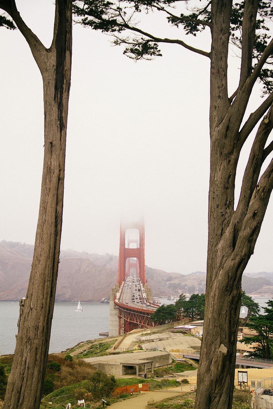 red and gray concrete string bridge, Golden Gate Bridge, San Francisco HD wallpaper