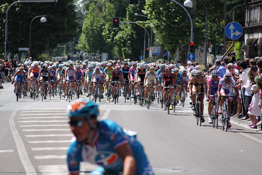 cycling, group, bicycle, crowd, large group of people, real people HD wallpaper