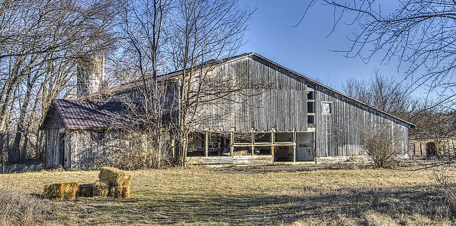 barn, rustic, barns, ohio, digital art, rural, scenic, country HD wallpaper