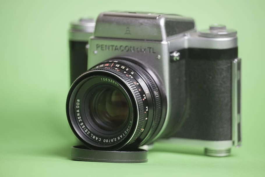 pentacon six, cameras, old, retro, photography themes, camera - photographic equipment HD wallpaper