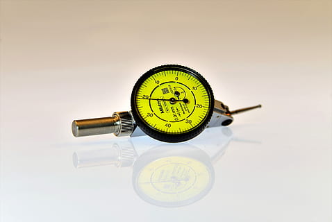yellow gauge at 20, button, tastuhr, keys, measure, tool, measuring tool HD wallpaper