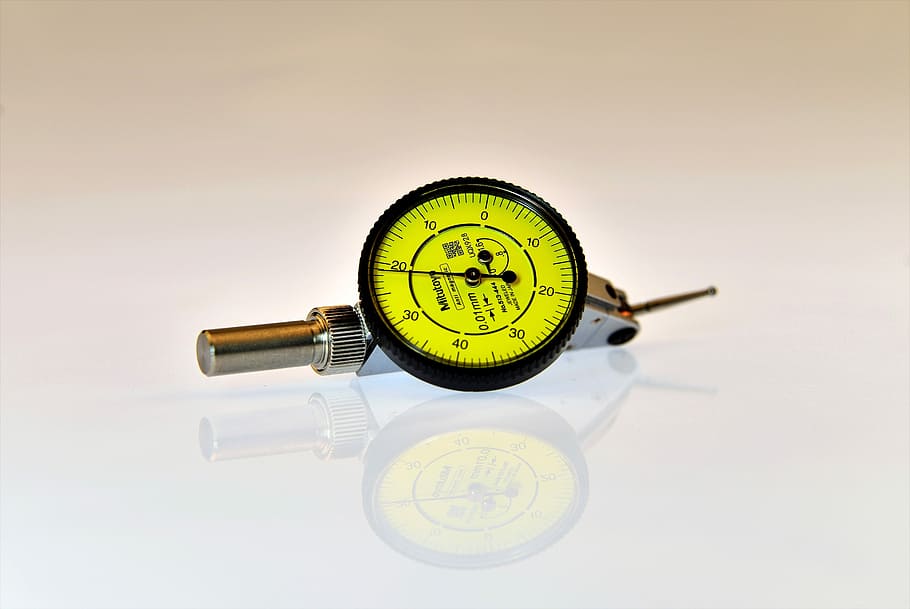 yellow gauge at 20, button, tastuhr, keys, measure, tool, measuring tool HD wallpaper