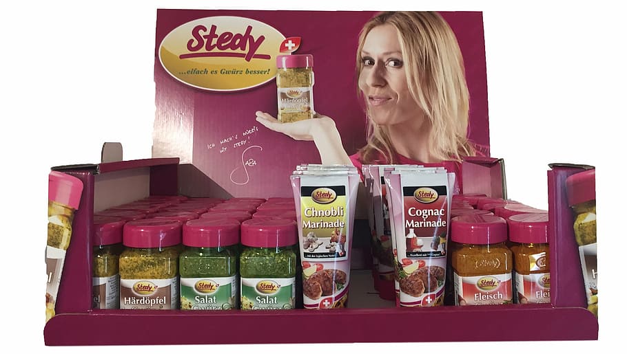 promo tray, promotion, stores, stedy, haerdoepfelgwuerz, one person HD wallpaper