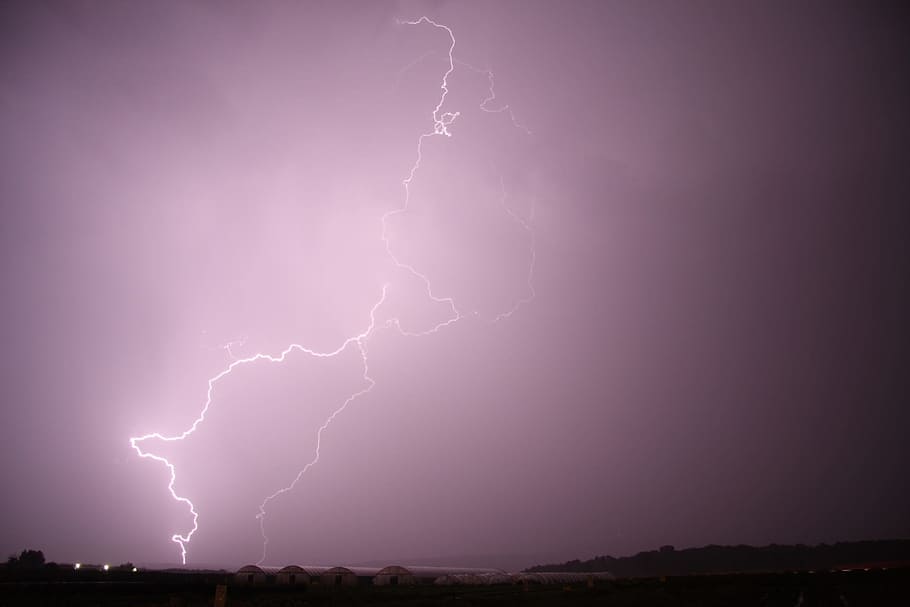 france, thunderstorms, lightning, cloud - sky, power in nature HD wallpaper