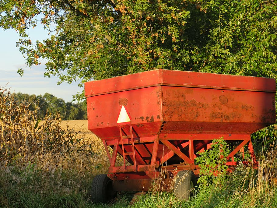 gravity, box, corn, autumn, beans, wheat, farm, old, fall, agriculture HD wallpaper
