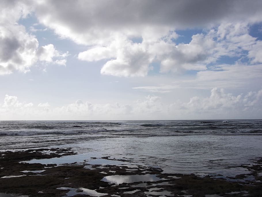 landscape, beach, mar, cloud - sky, water, sea, scenics - nature HD wallpaper