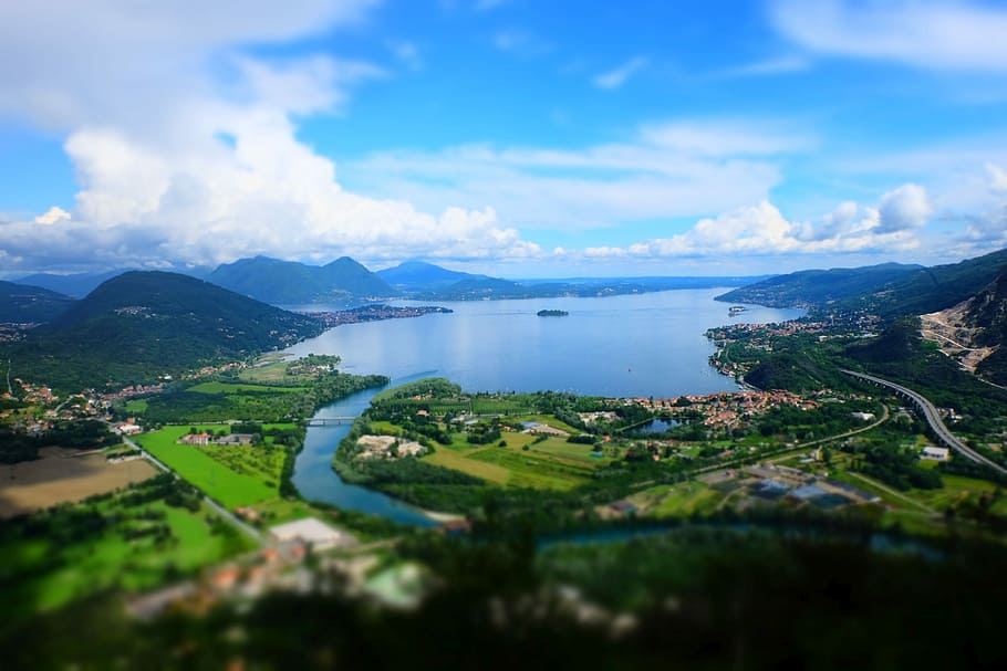 Lago Maggiore, Maggiore, Lake, Panorama, Locarno, isolabella