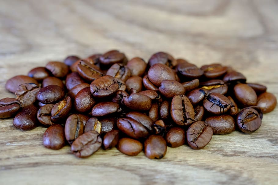 coffee beans, caffeine, cafe, roasted, benefit from, macro HD wallpaper