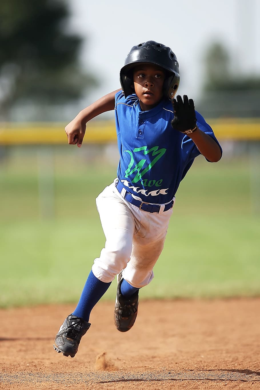 boy running on grass, baseball, player, sport, game, athlete