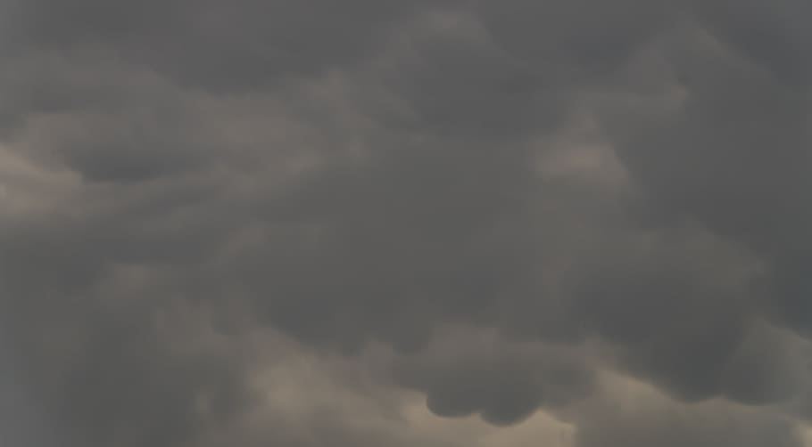 clouds, formation, weather, grey, cloudscape, storm, sky, background HD wallpaper