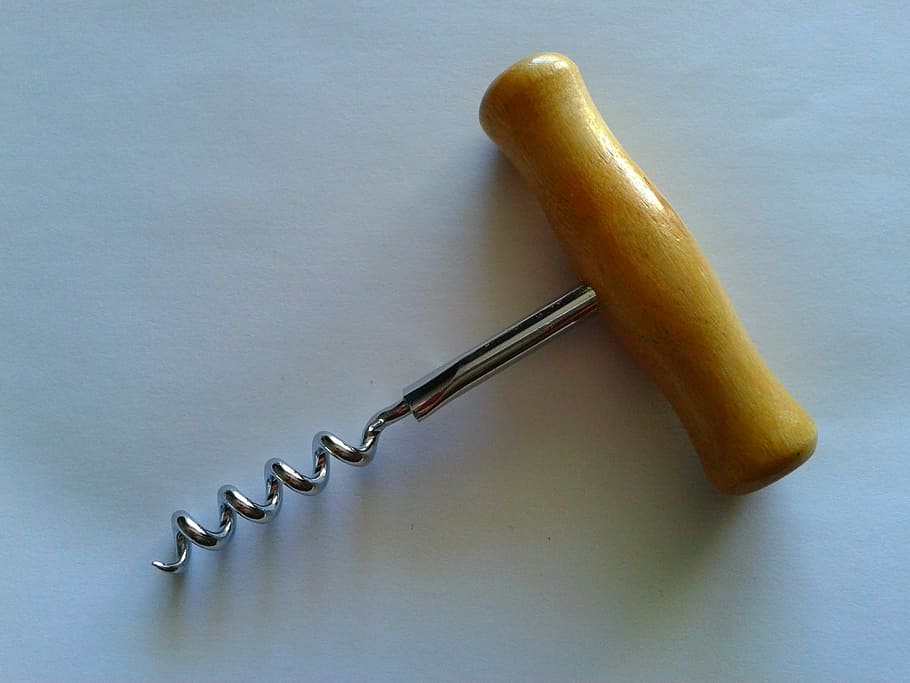 Corkscrew, Bottle Opener, Wine, studio shot, close-up, no people HD wallpaper