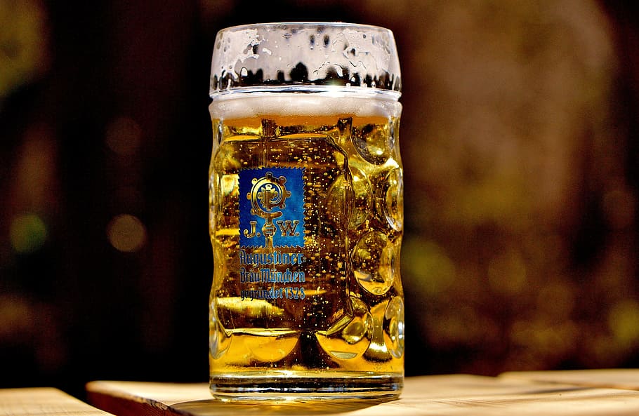 Beer, Mug, Beer Mug, Drink, refreshment, bavaria, beer garden HD wallpaper