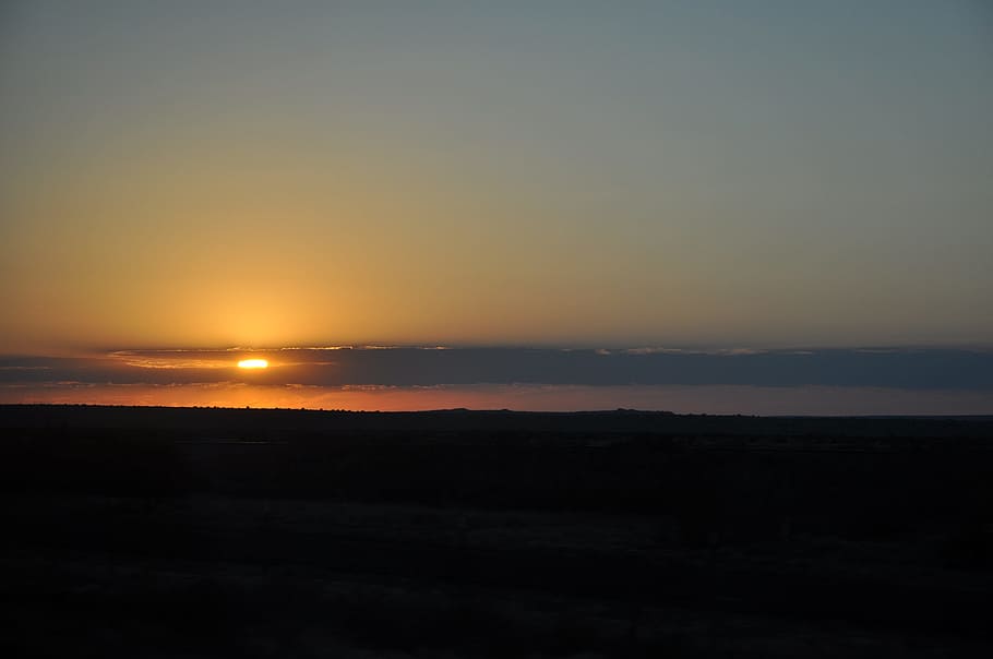 Sunset, Sky, Landscape, u s, scenics, tranquility, tranquil scene HD wallpaper
