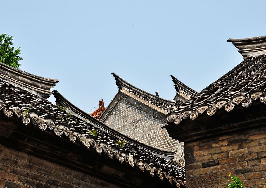 ancient architecture, eaves, house, roof, asian roof, built structure HD wallpaper