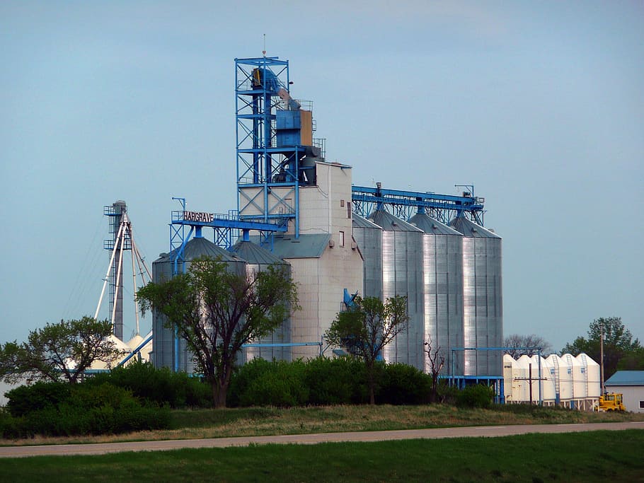 Silo, Grain Elevator, Garner, Bulk, building, farming, agriculture HD wallpaper