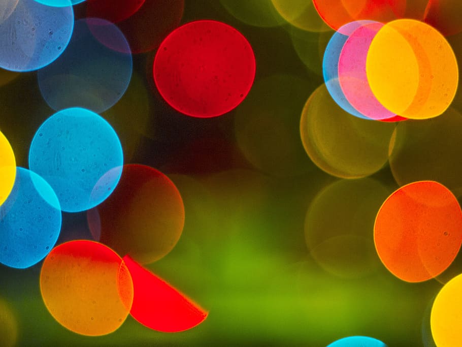 Abstract, Light, Color, Bokeh, multi color, the effect of, multi colored HD wallpaper