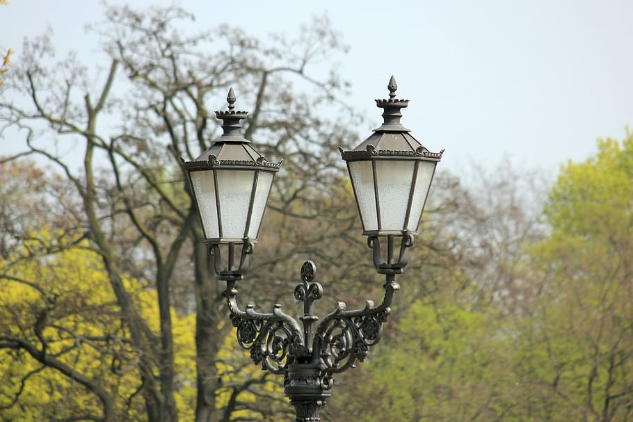 Lantern, Berlin, Architecture, Road, street lamp, historically HD wallpaper