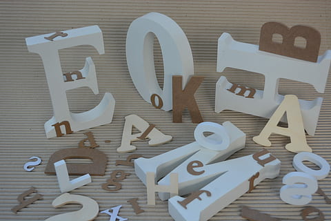 Letters, Initial, Graphically, Abc, art, typography, font, wood HD wallpaper