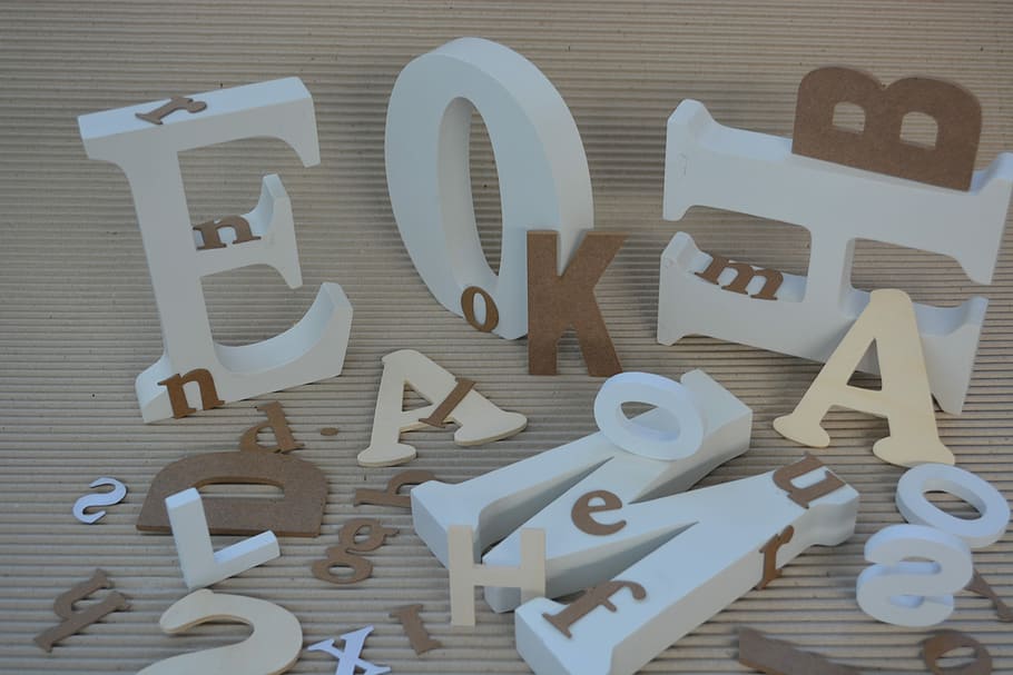 Letters, Initial, Graphically, Abc, art, typography, font, wood HD wallpaper