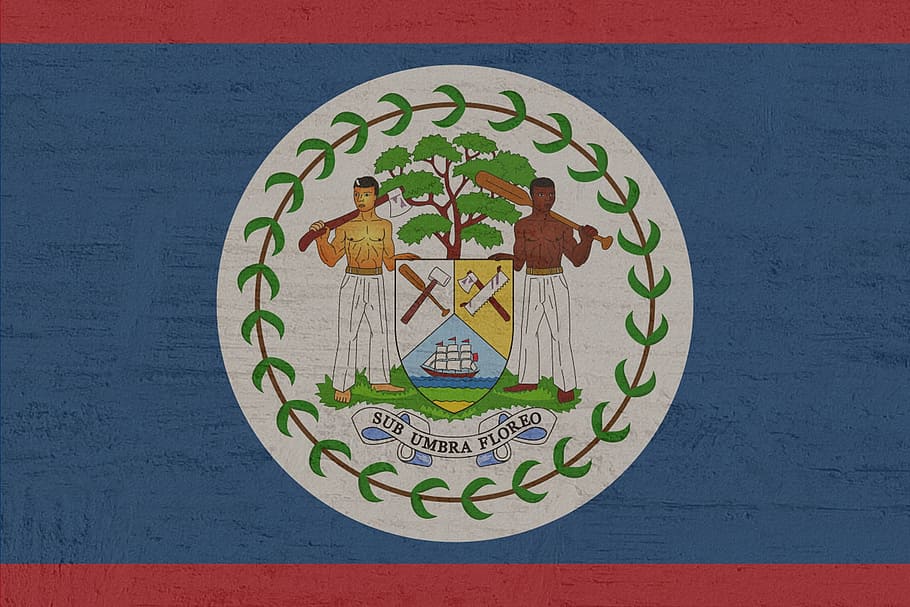 belize, flag, art and craft, circle, representation, shape HD wallpaper