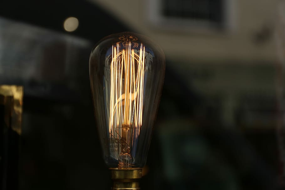 Road Trip, selective focus photography of light bulb, lightbulb HD wallpaper