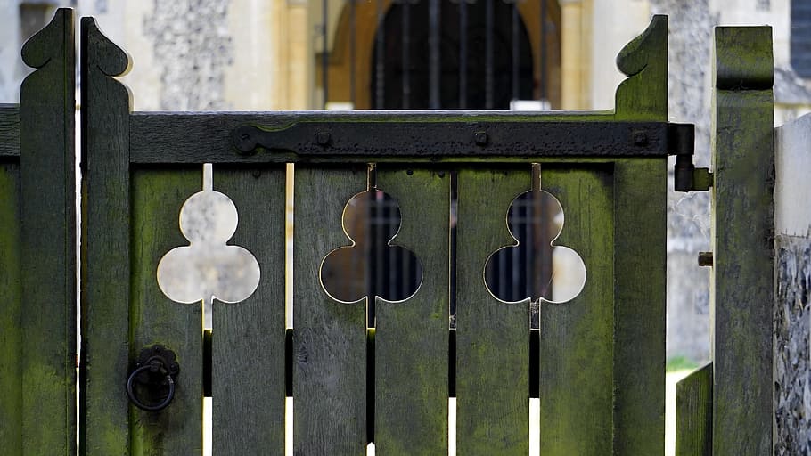 Gate, Old, Closed, Fence, rusty, entrance, latch, wooden, vintage HD wallpaper