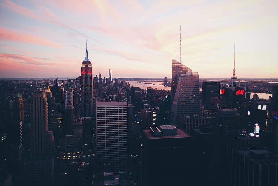 photograph of Empire State Building, buildings during daytime HD wallpaper