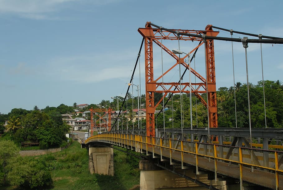 bridge, metal, steel, construction, crossing, architecture HD wallpaper