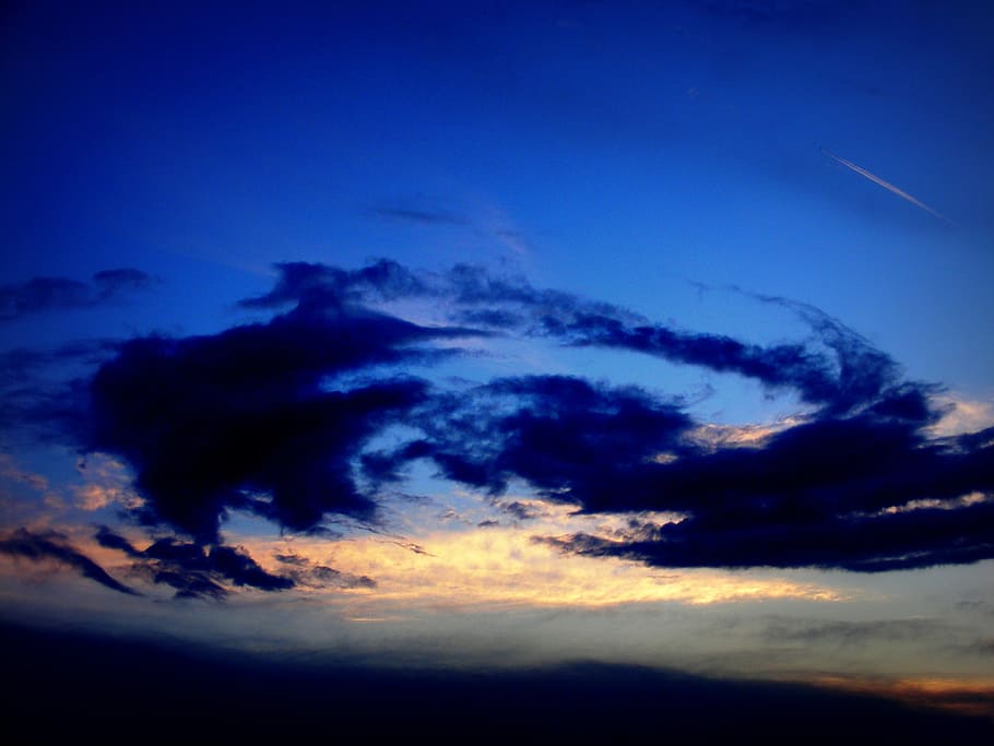 cloud, sky, in the evening, cloud - sky, beauty in nature, scenics - nature HD wallpaper