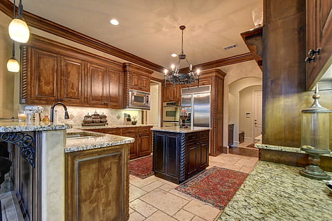 brown wooden kitchen island, Elegant, Home, Architecture, house HD wallpaper