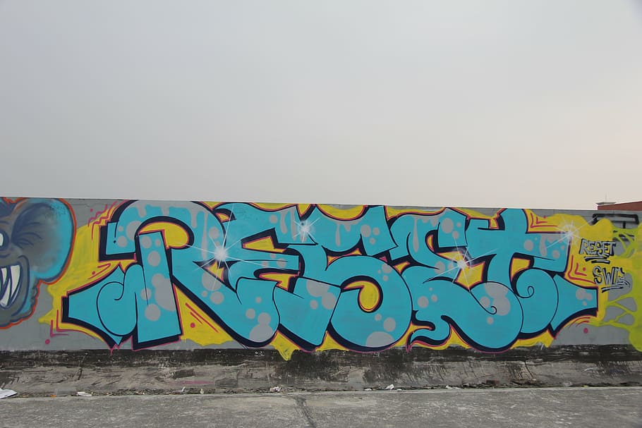 graffiti, font, art, wall - building feature, creativity, art and craft HD wallpaper