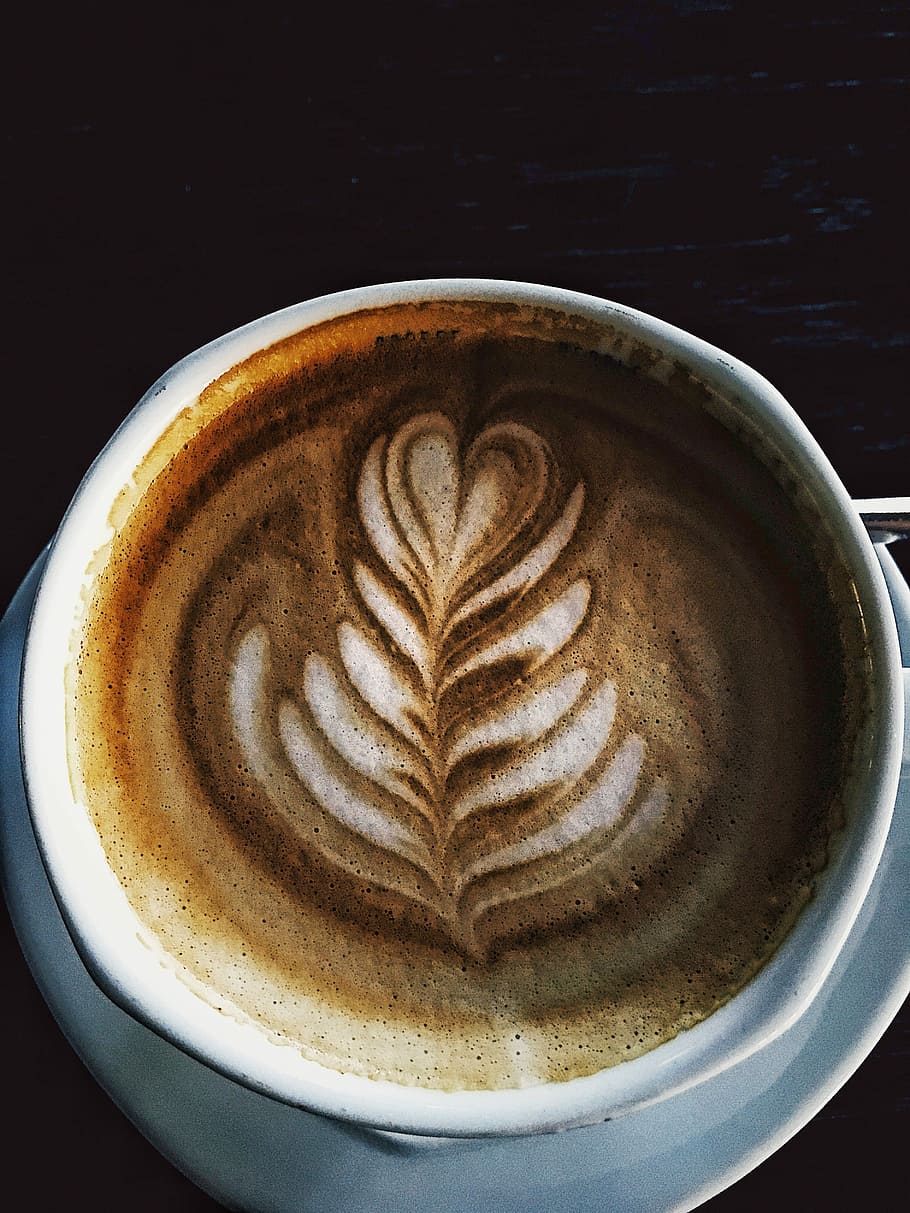 coffee, cup, drink, espresso, dawn, hot, cappuccino, foam, saucer HD wallpaper